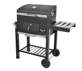 adjustable height charcoal grill