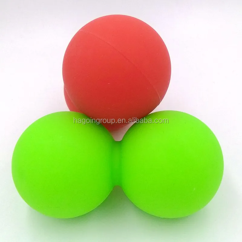 Custom Food Grade Silicone Rubber Conjoined Twin Balls For Muscle