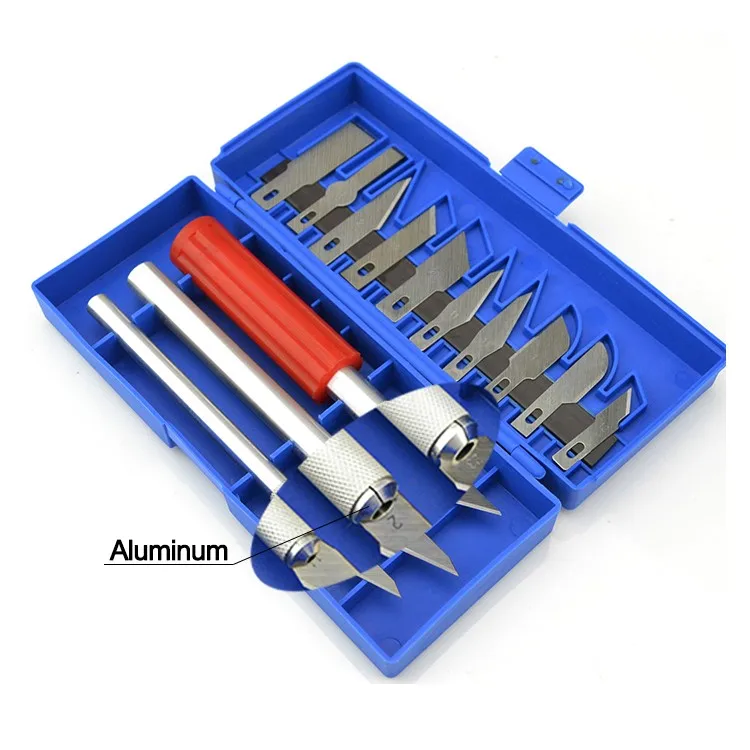 13pcs Multi Functional Engraving Precision Cutter Hobby Knife Hobby Exacto Craft Cutter Knife
