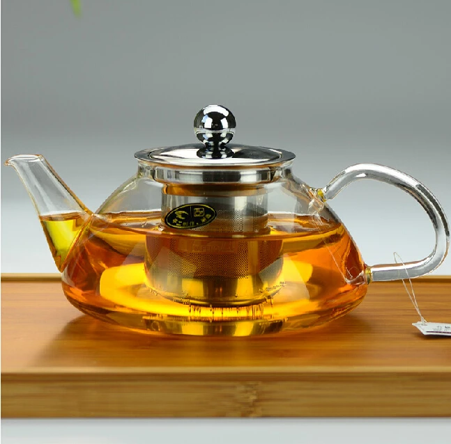 Mini Pyrex Glass Tea Pot 400ml Handmade Tea Pot High Borosilicate Glass