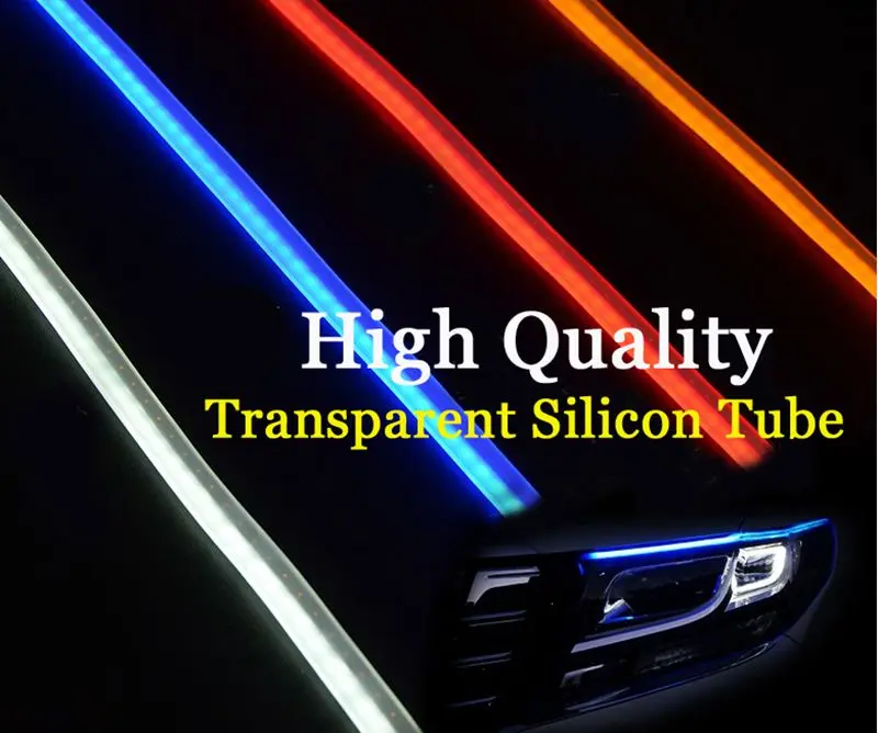 Auto Led Drl Strip Light With Sequential Dynamic Turn Signal Strip