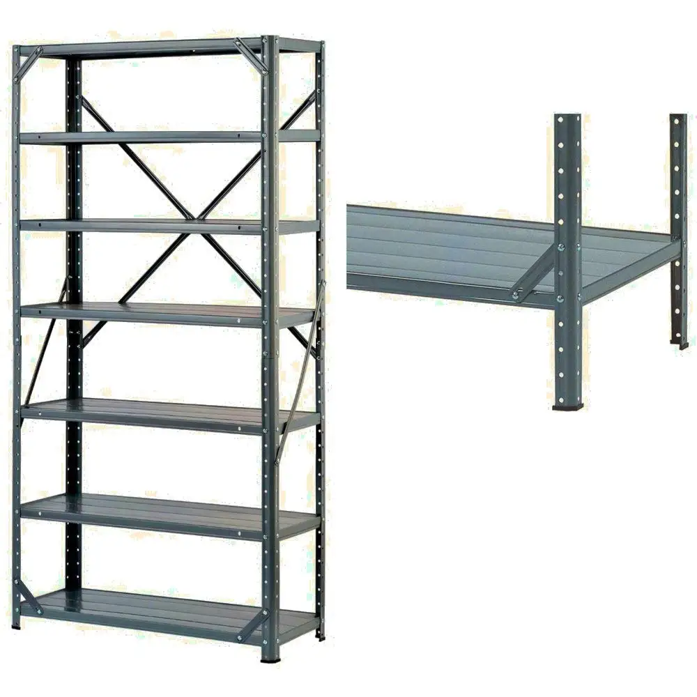 steel freestanding shelving unit