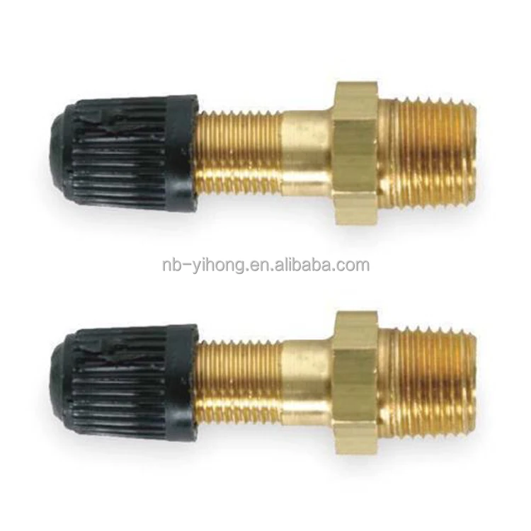 1/8'' Npt Mpt Brass Air Compressor Tank Valve Fill Valve Schrader Buy