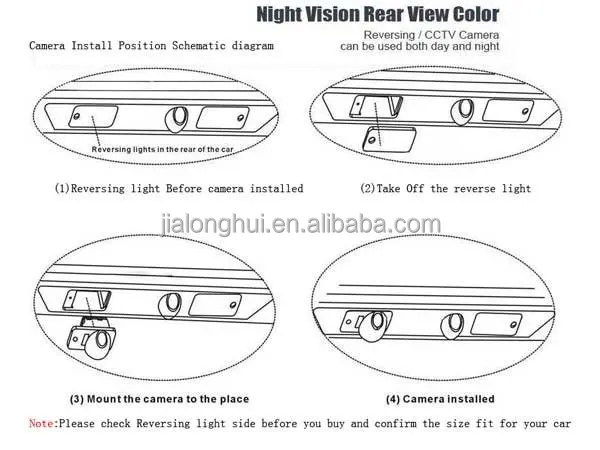 Metra 170 Degree Viewing Angle Small Bullet Backup Reverse