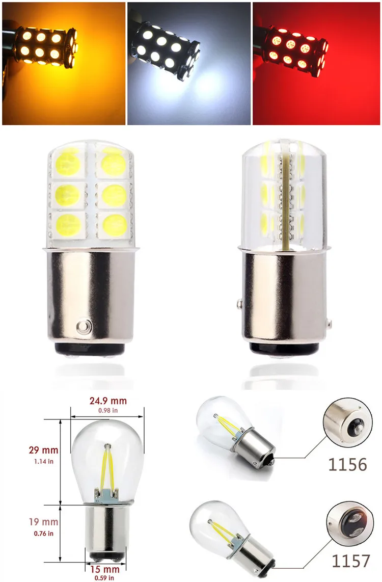 Hight Brightness 12v 24v 30w 5w Led Ba15d Bulb Led Car Bulb - Buy Led ...