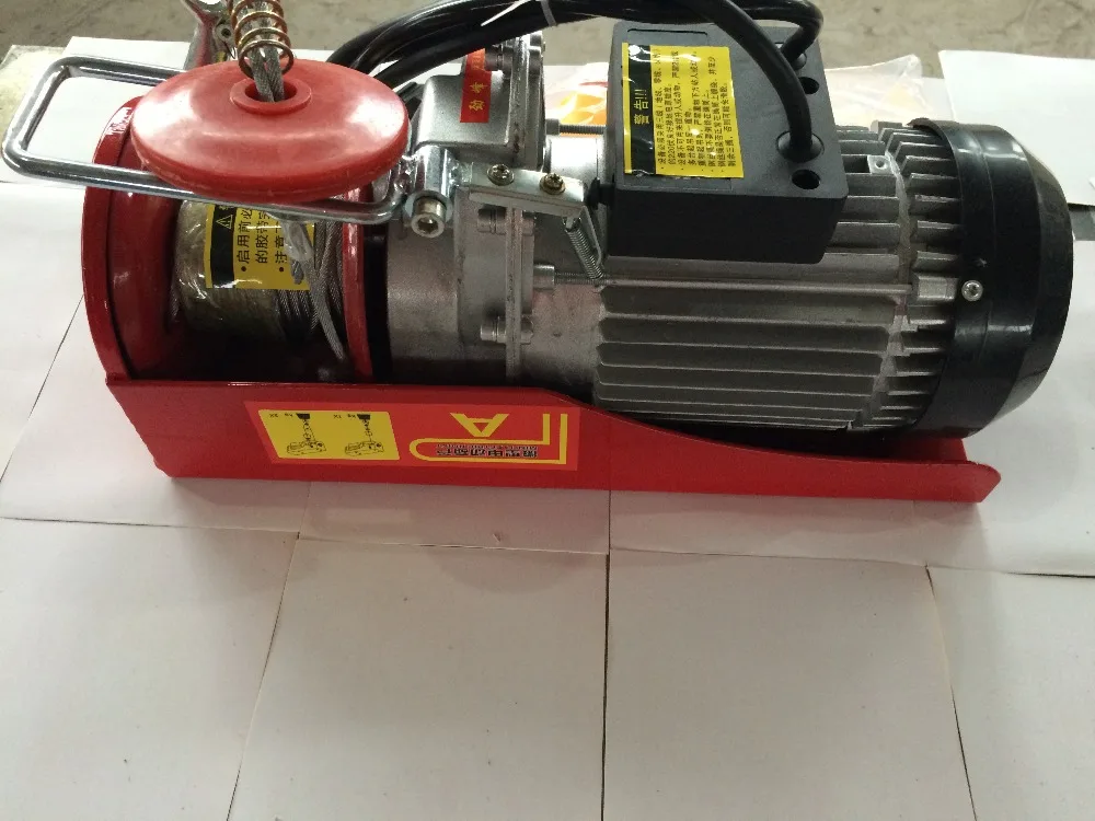 electric wire rope hoist electric winch 3 ton with cable grapadora