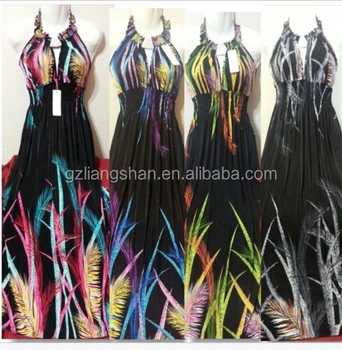 Hawaiian Beach Party Maxi Dress