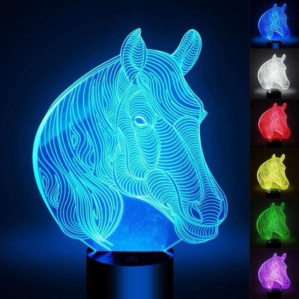 3d illusion lamp. 3d-лампа MGITIK лошадь led046. Светодиодные животные. 3d Lamp Illusion коробка. Светильник сенсорный "лошадь" led 3 цвета от USB 7152438.