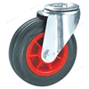 Universal roller or plain bearing rubber PP core pulley wear resistant wheel caster