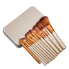 Nake 3 Cosmetic Makeup Brushes Manufacturers With Metal box