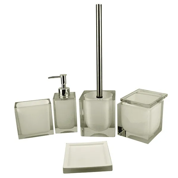 Hot Sale Hotel Balfour Ceramic Bathroom Accessories Set/polyresin