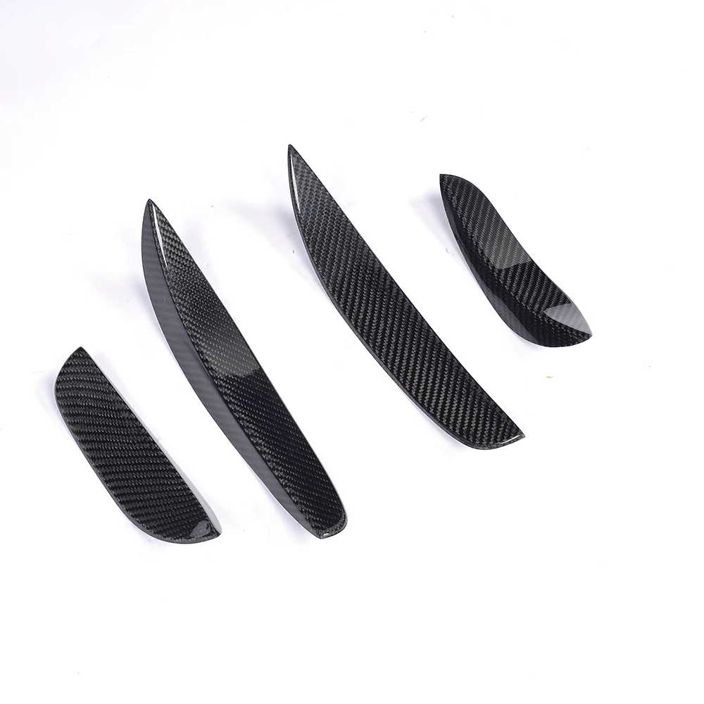 Carbon Fiber W205 Front Bumper Vents Trims For Mercede S C-class W205 ...