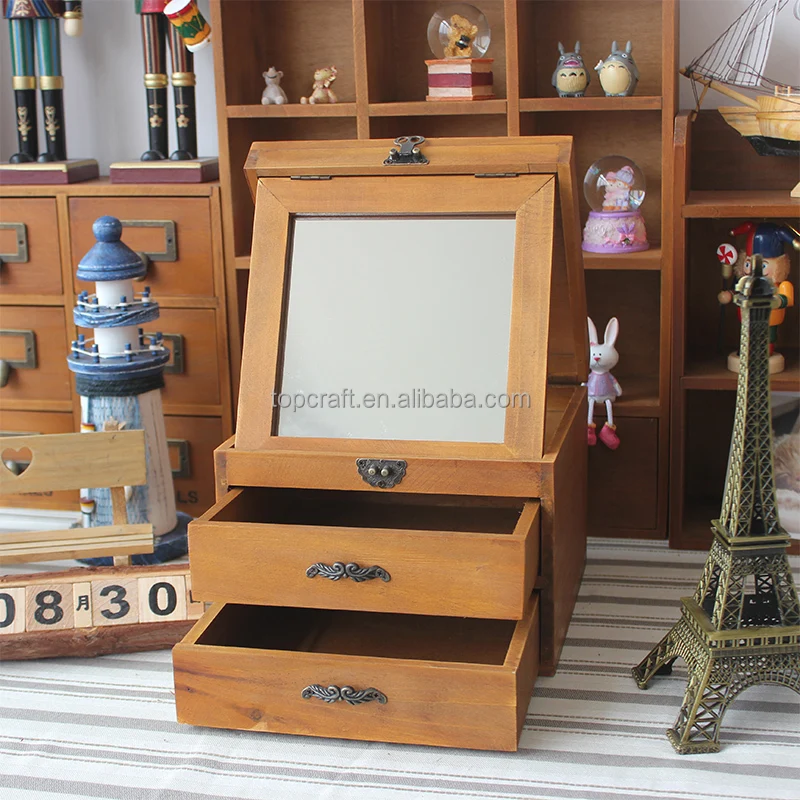 wooden chest jewelry box