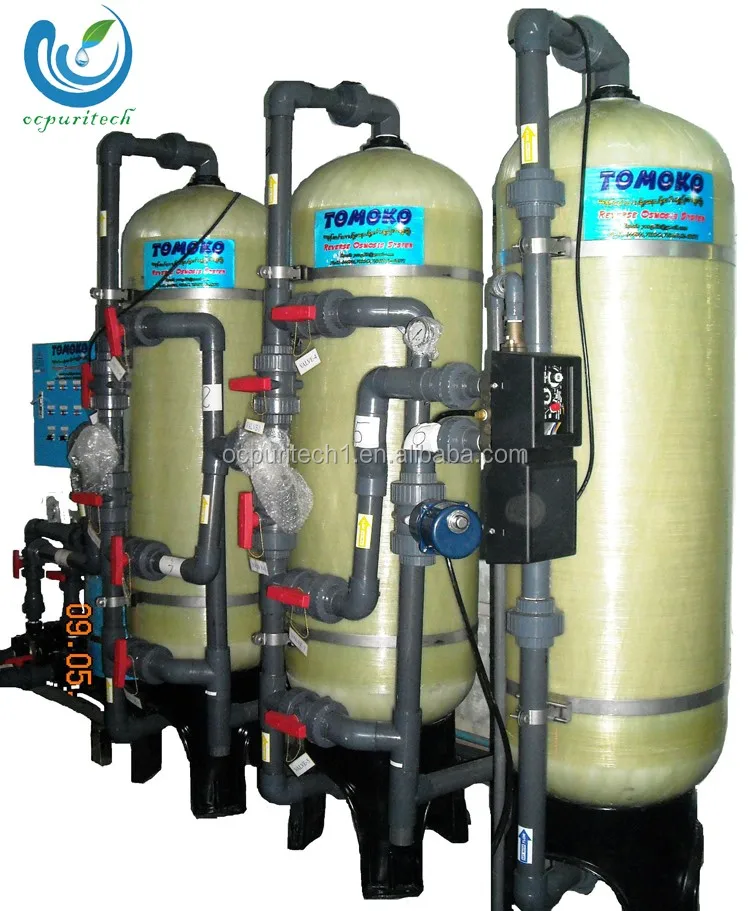 Sand and Activated Carbon Filter for Drinking Water Purification Plant