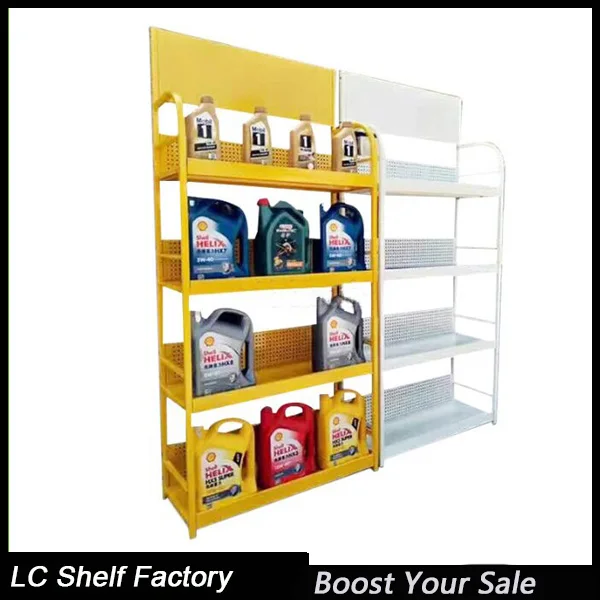Petrol Display Stand For Gas Station,Pegboard Engine Oil Display Rack