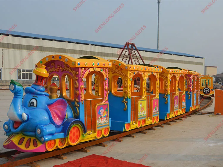 Indoor Playground Equipment Zoo Train Amusement Park Toys Rides.