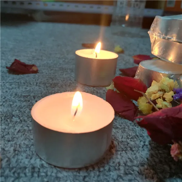 Mini 8 hour 23g europe high quality no scent tealight candles