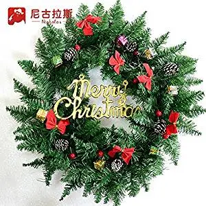 get quotations 50cm christmas garlands doors christmas lush garlands - Foil Christmas Door Decorations get quotations 50cm christmas garlands doors christmas lush garlands - Foil Christmas Door Decorations