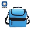 Lunch Box Blue Insulated Lunch Bag Large Cooler Tote Bag for Men, Women Great for Work, Camping, Picnics, The Beach
