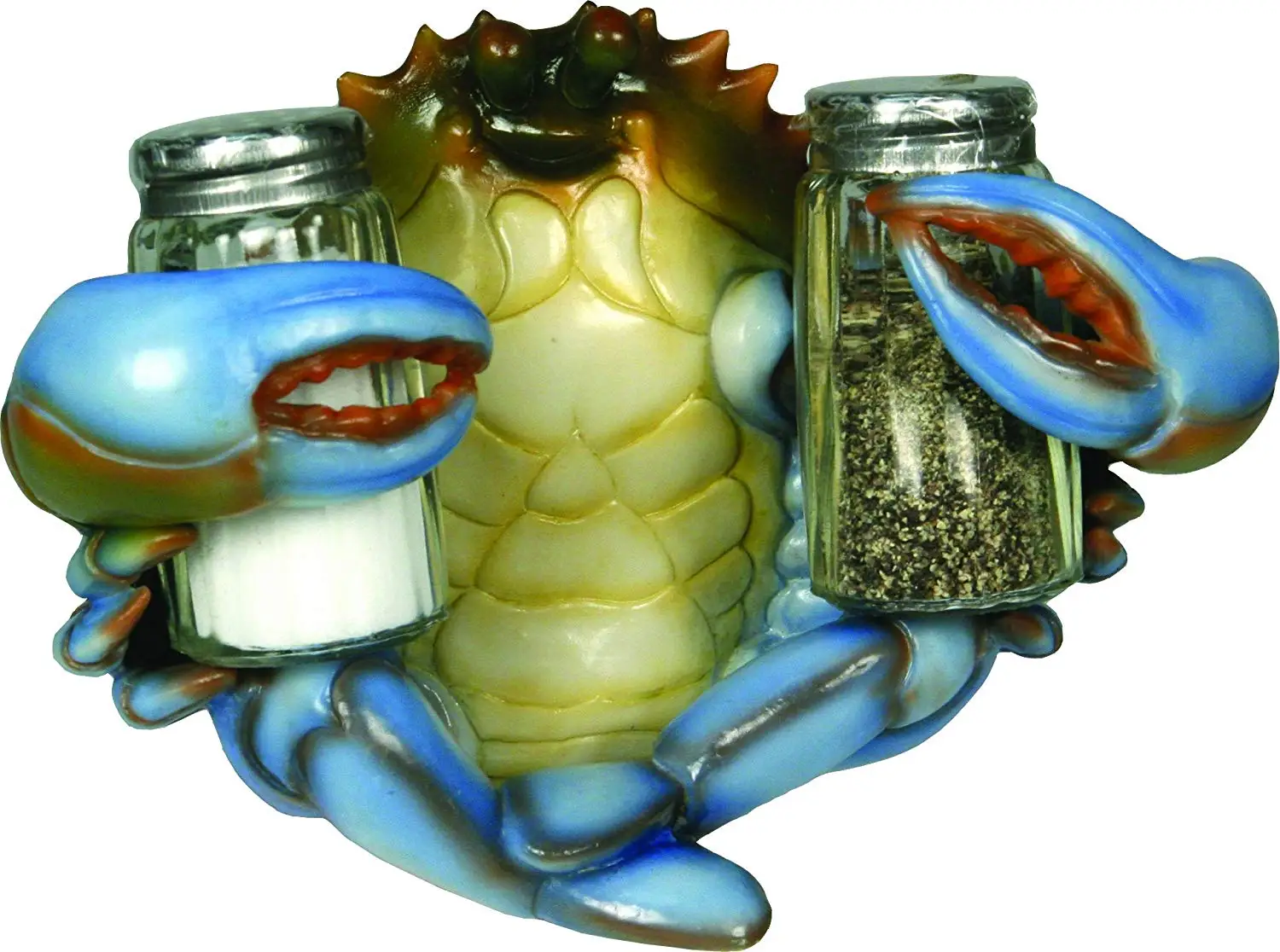 River's Edge Hand Painted Poly Resin Salt and Pepper Shaker Set