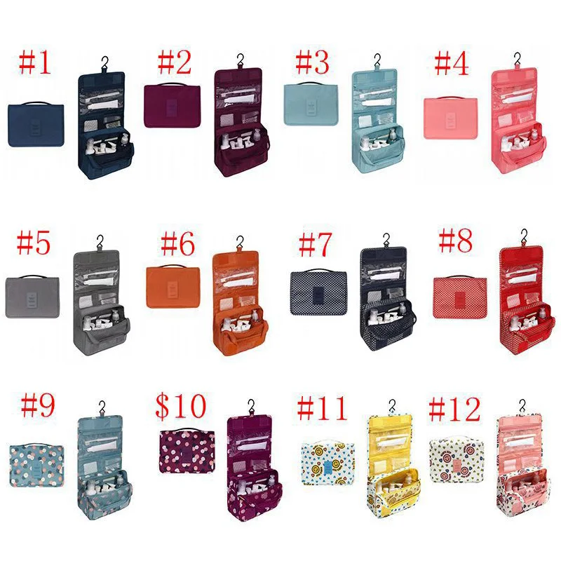 Free Shipping Large Cosmetic Makeup Beauty Case Leopard Print Hanging