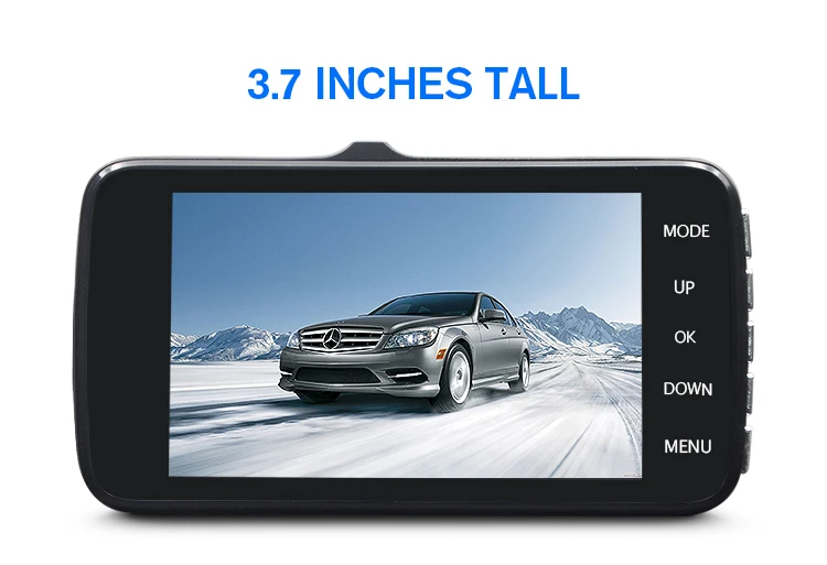 4.0 inch 1080P dashcam hd looping recorder car black box car video camera