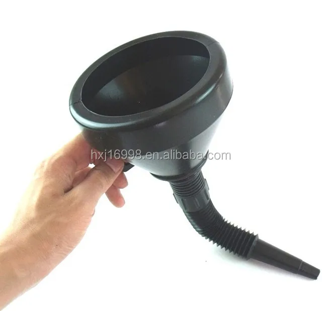 Plastic Oil Funnel With Removeble Filter Colored Funnel With Corrugated