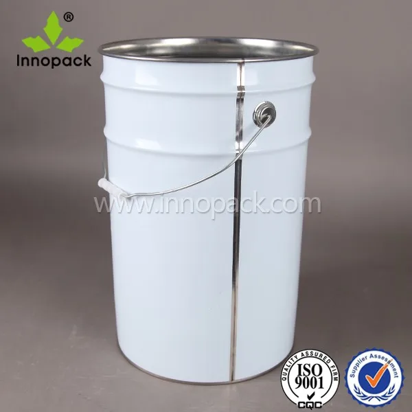 Un Standard 25l Metal Paint Pail,25ltr Tin Bucket,25 Litre Steel Bucket