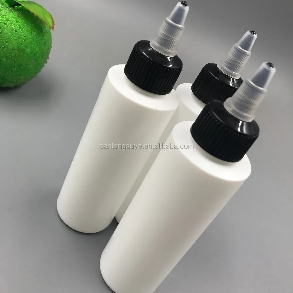 China Manufacturer 4oz /120ml Pe Plastic Bottle Glue Bottles Twist Top