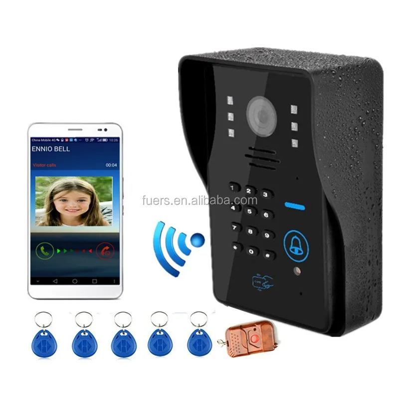 Wifi Visual Intercom Doorbell Video Door Phone Ip Wi Fi Camera For