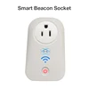Eddystone Bluetooth beacon with BLE & wifi smart plug outlet for Bluetooth mesh iot module