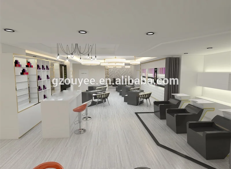 Classic Luxury Hair Salon Furniture,Hair Salon Mirror Station Design