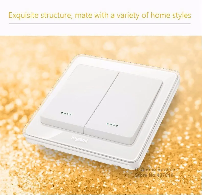 High Quality Crystal White 2 Gang 1 Way 2 Gang 2 Way Wall
