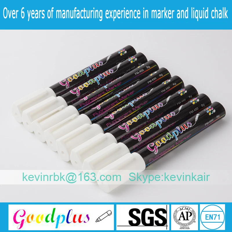 Artline Chalk Marker 6mm White Color Washable Liquid Chalk Markers Dry Erase Chalk Markers