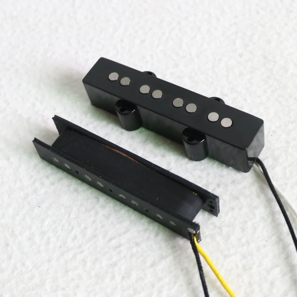 60's Vintage Alnico 5 4 String J Bass Pickups With Vulcanized Fiber Plate Bobbin For Bass