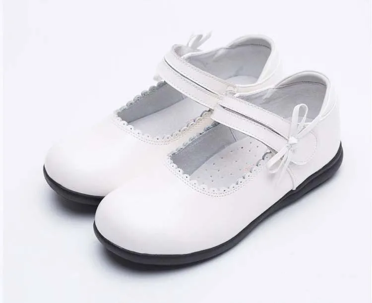 Latest Design Hot Selling Black Children Leather School Shoes For Girl ...