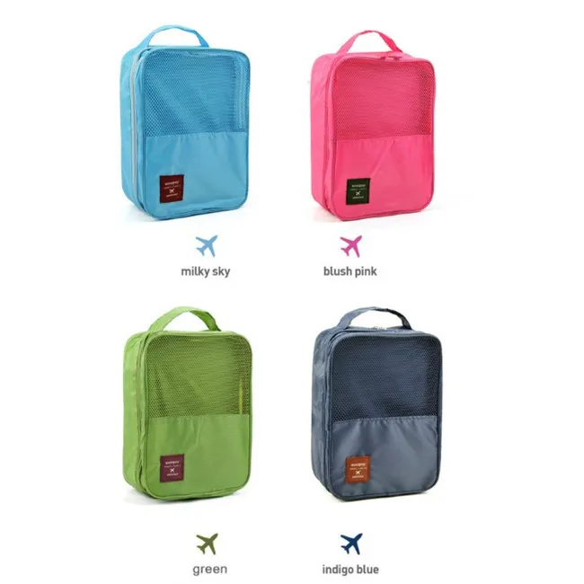 Oempromo 210D polyester Travel bag 3 Tier Shoes bag for shoes
