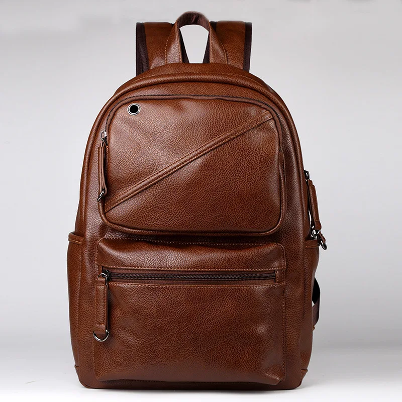 leather school bag