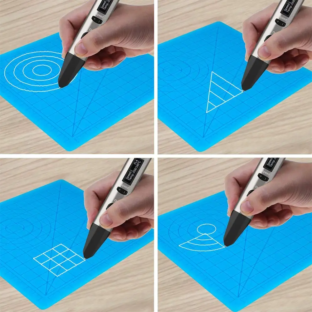 Silicone Mat For 3d Printing Pen Drawing & Designing Including Two