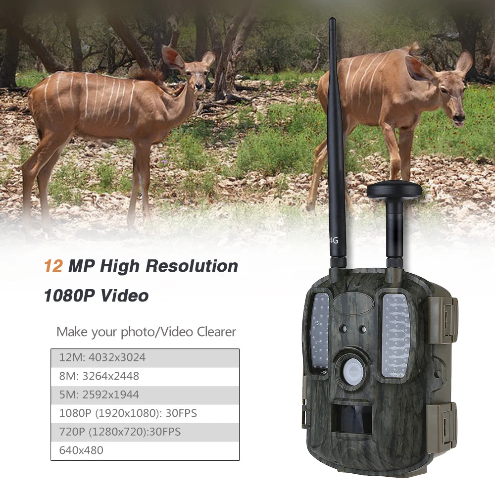 4g Lte Hunting Trail Cameras Mms Ftp Email Fddlte Network With Mobile