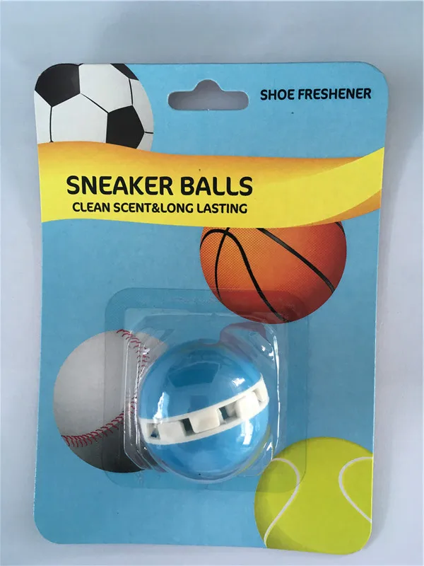 2016 Mini Ball Shape Scented Shoe Deodorizer With 2 Pcs Per Blister