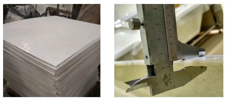 我们所有的 bathtub 的材料是丙烯酸,其厚度为 4毫米