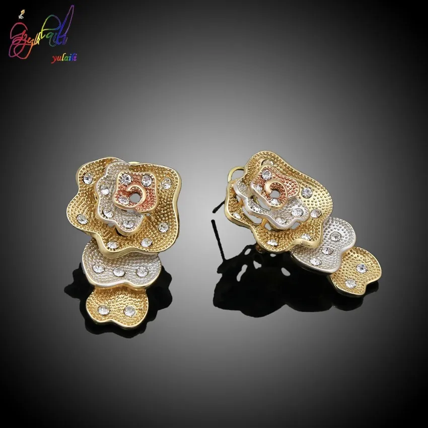 Wholesale Xuping Gold Filled Jewelry Set Accessories Necklaces Bracelet