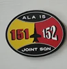 Custom 3D embossed PVC rubber patch silicone badge with strong hook and loop backing