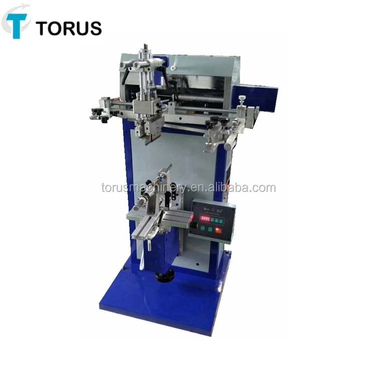 Manual Operating Mini Cylindrical Multi Color Screen Printing Machine