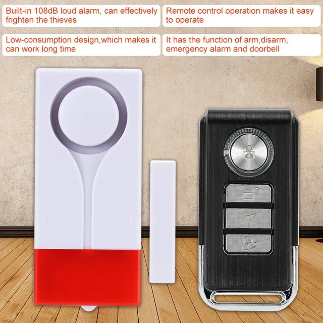 Door And Window Burglar Alarm Magnetic Detector And Vibration Sensor Anti Thief Alarm With Sound And Light Home Security Alarm Buy Burglar Alarm Security Alarm Home Security Alarm Product On Alibaba Com