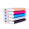 USB Rechargeable Portable Power Source, Mobile Power Bank 10000mah custom logo
