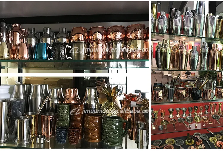 Stainless Steel Best cocktail Martini Bartender Shaker bottle Set for Bar Salon Nightclub