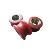 China supplier polyurethane elastomer pu coated grooved wheels
