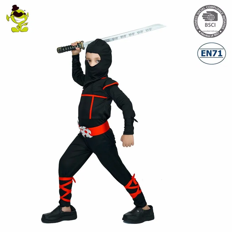Handsome Halloween Party Cosplay Ninja Costume For Kids Cool Boys Ninja
